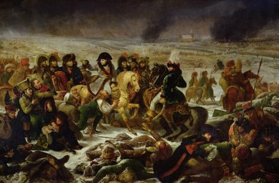 Napoleon op het slagveld van Eylau, 9 februari 1807 door Antoine Jean Gros